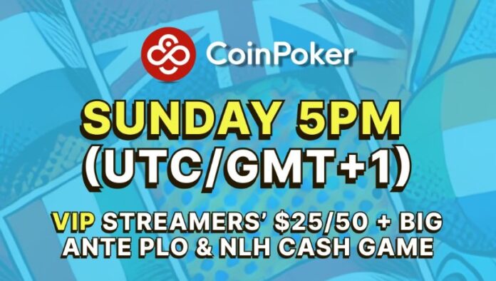 CoinPoker VIP Streamers Cash Game - CROP title