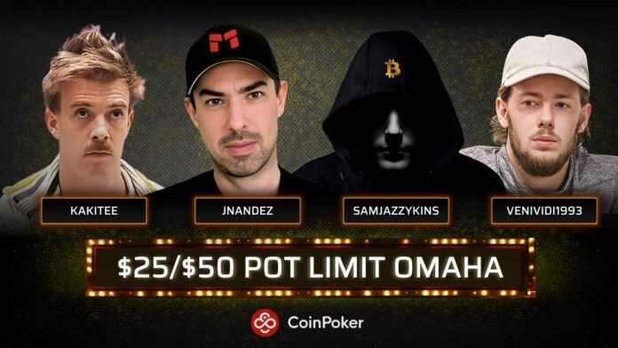 CoinPoker VIP Streamers Cash Game - KakiTee, JNandez, samjazzykins, VeniVidi