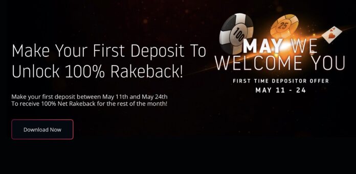 Run It Once 100% Rakeback Promotion
