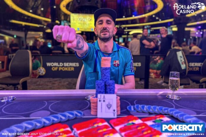 WSOPC Amsterdam Main Event Winner Jordi Ruiz - Ring