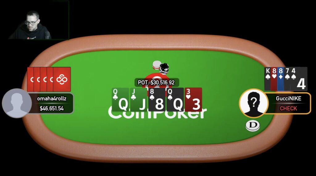 5-Card PLO omaha4rollz vs. GucciNIKE