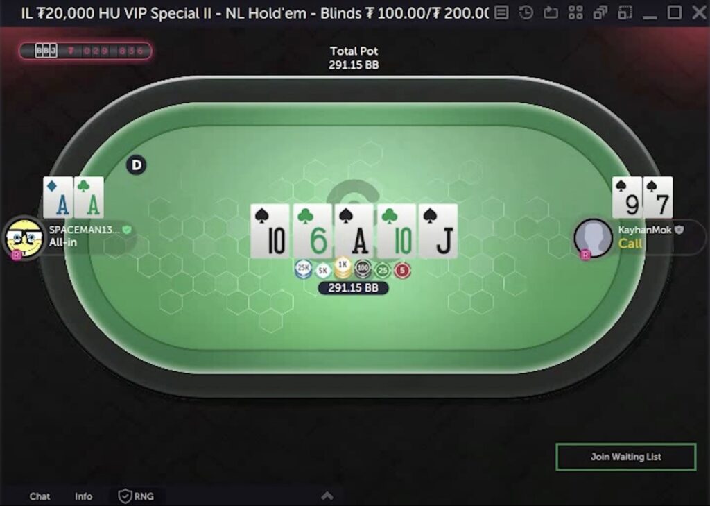 58230 Pot - SPACEMAN1337 vs KayhanMok