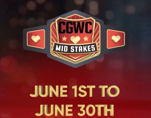 CoinPoker CGWC Mid Stakes Cash Game World Championship - June 1st to June 30th