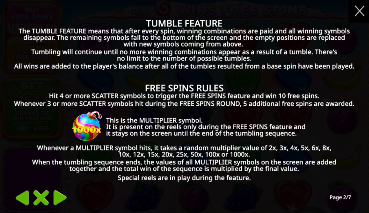 CoinPoker Casino - Sweet Bonanza Game Rules