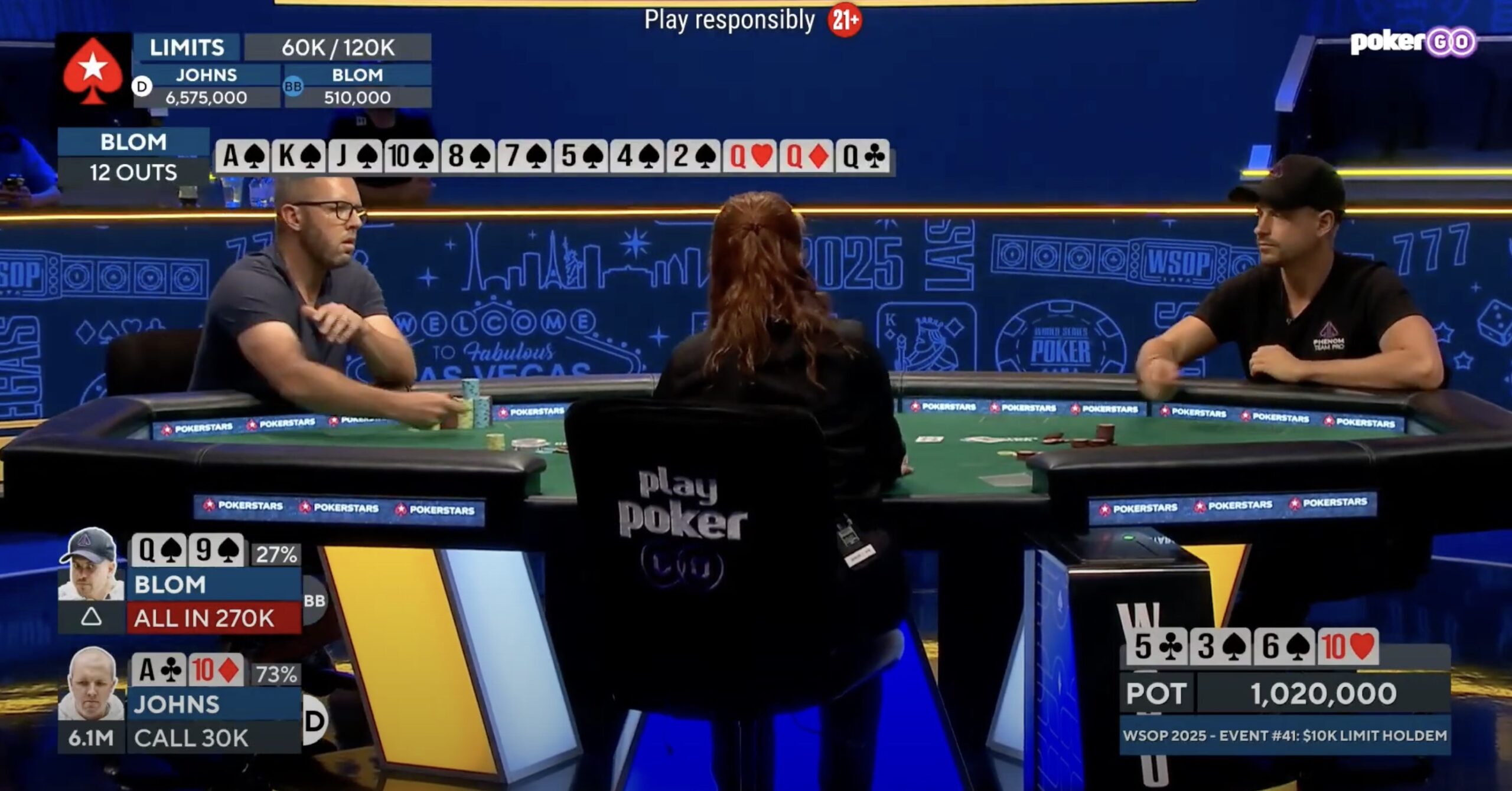 Limit Hold'em Championship Final Hand