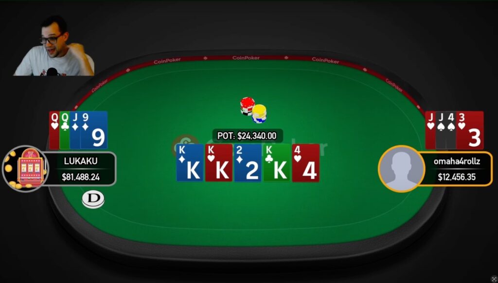 omaha4rollz vs. LUKAKU - CoinPoker Heads Up Duel PLO20000