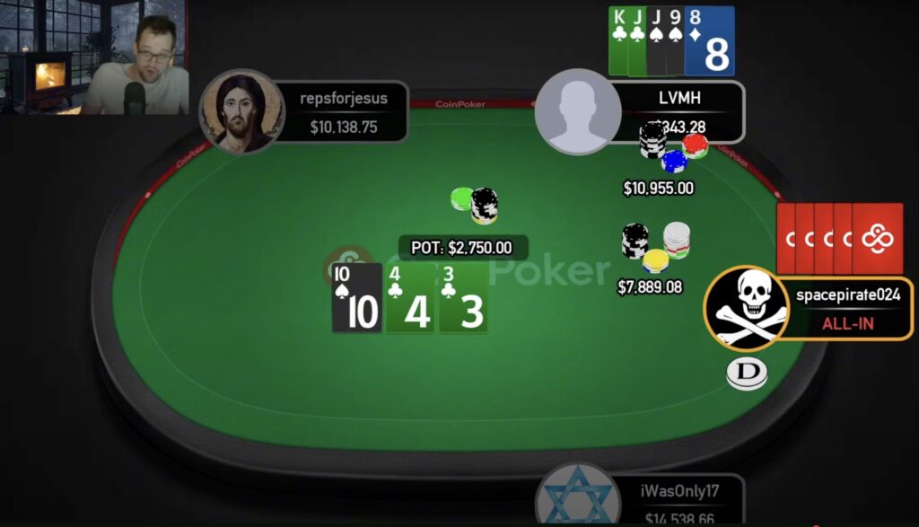 CoinPoker High Stakes: LVMH vs. spacepirate024