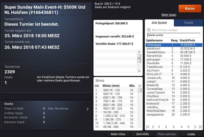 Main Event H