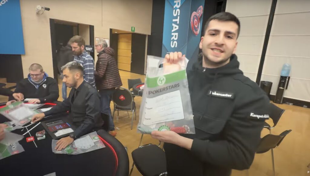 Karapet bei den PokerStars Open Campione