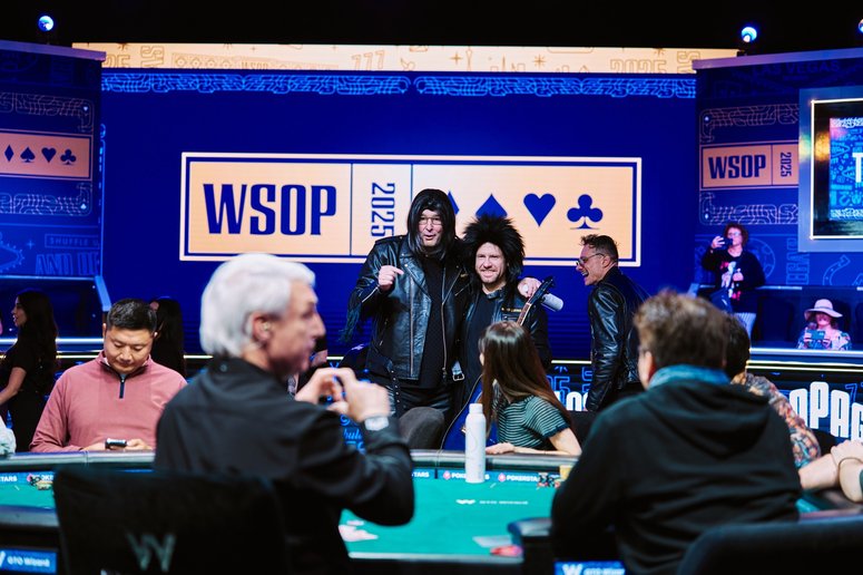 2/3 der Band vom HIGHWAY TO HELLMUTH: Phil Hellmuth & Daniel "Jungleman" Cates