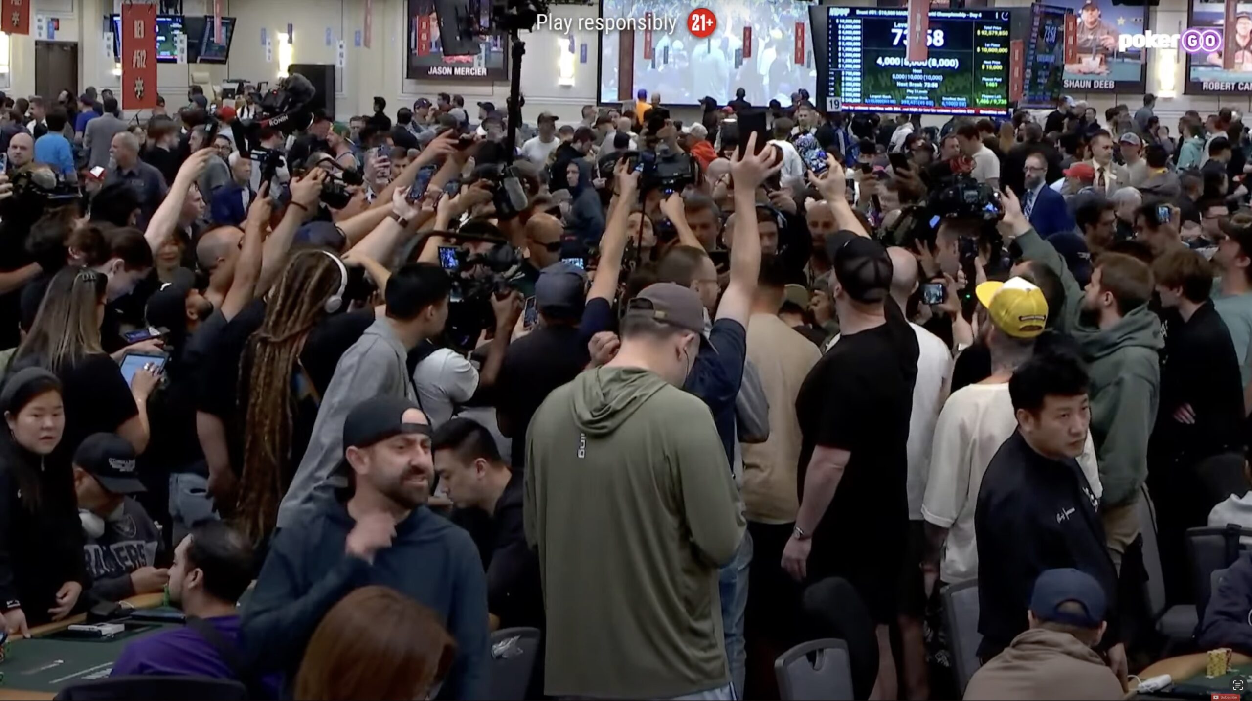 WSOP Main Event Bubble 2025 - Day 4